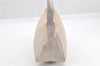 Authentic FENDI Zucchino Shoulder Bag Purse Canvas Leather Pink Beige 0326G