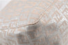 Authentic FENDI Zucchino Shoulder Bag Purse Canvas Leather Pink Beige 0326G