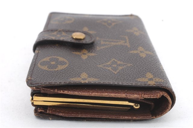 Auth Louis Vuitton Monogram Porte Monnaie Billets Viennois M61663 Wallet 0327D