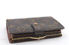 Auth Louis Vuitton Monogram Porte Monnaie Billets Viennois M61663 Wallet 0327D