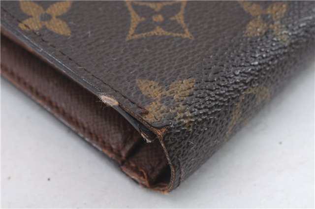 Auth Louis Vuitton Monogram Porte Monnaie Billets Viennois M61663 Wallet 0327D