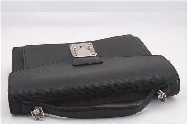 Authentic Louis Vuitton Epi Monceau 2Way Shoulder Hand Bag Black M52792 LV 0327F