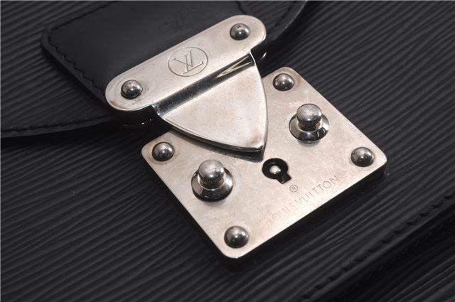 Authentic Louis Vuitton Epi Monceau 2Way Shoulder Hand Bag Black M52792 LV 0327F