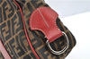 Authentic FENDI Vintage Zucca Shoulder Hand Bag Purse Canvas Leather Brown 0327G