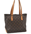 Authentic Louis Vuitton Monogram Cabas Piano Shoulder Tote Bag M51148 LV 0328G