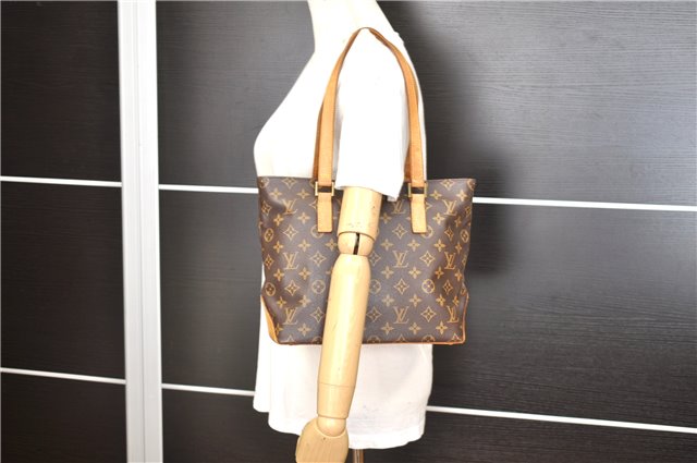 Authentic Louis Vuitton Monogram Cabas Piano Shoulder Tote Bag M51148 LV 0328G