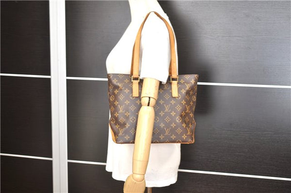 Authentic Louis Vuitton Monogram Cabas Piano Shoulder Tote Bag M51148 LV 0328G