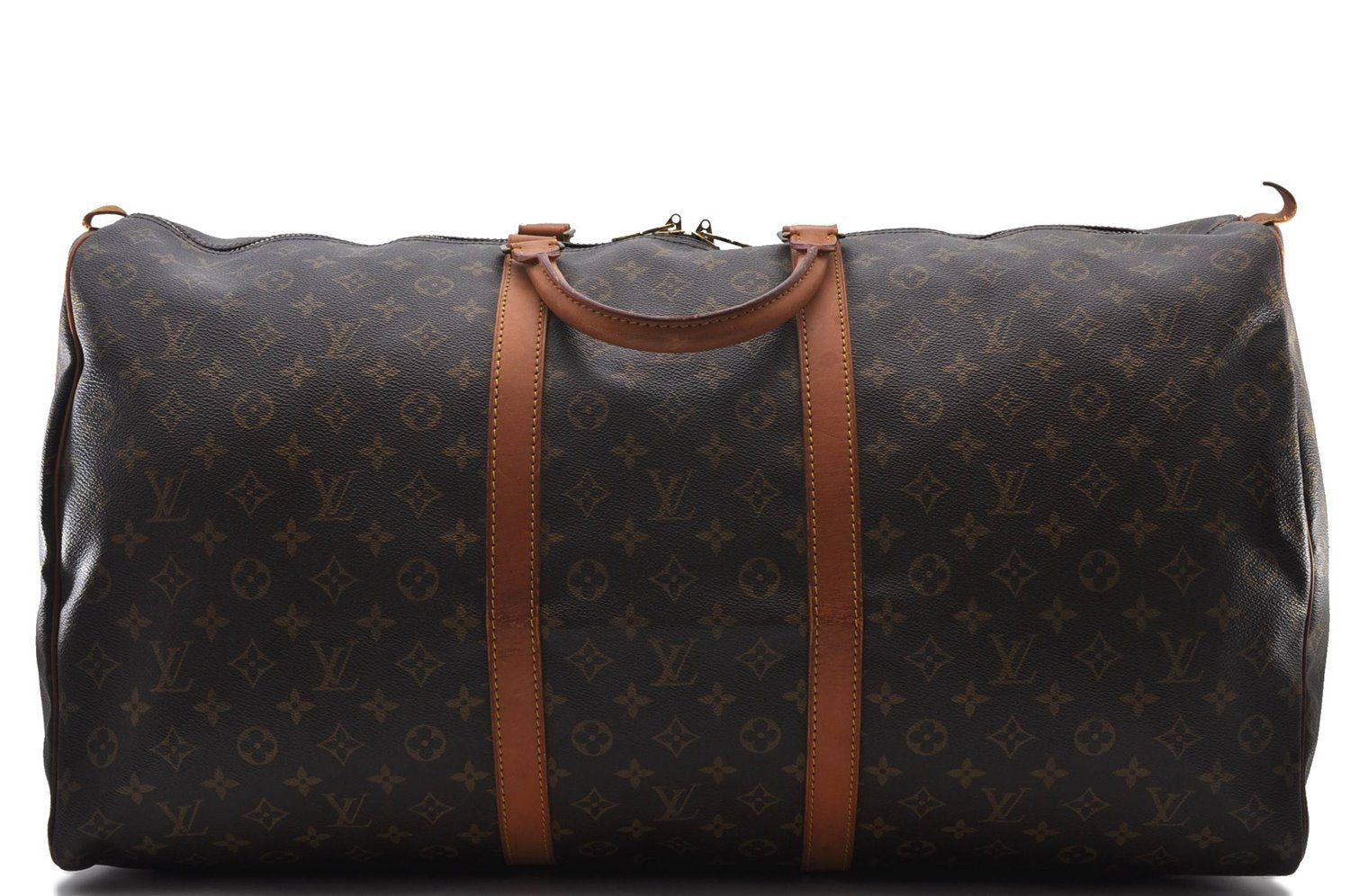 Authentic Louis Vuitton Monogram Keepall 60 Boston Bag M41422 LV 0329D