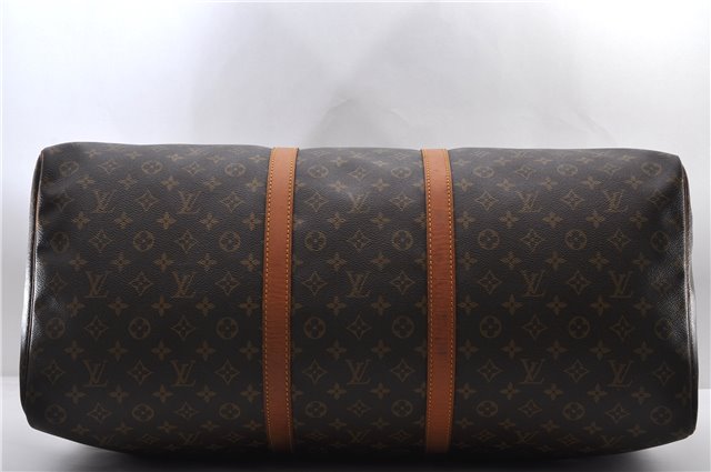 Authentic Louis Vuitton Monogram Keepall 60 Boston Bag M41422 LV 0329D