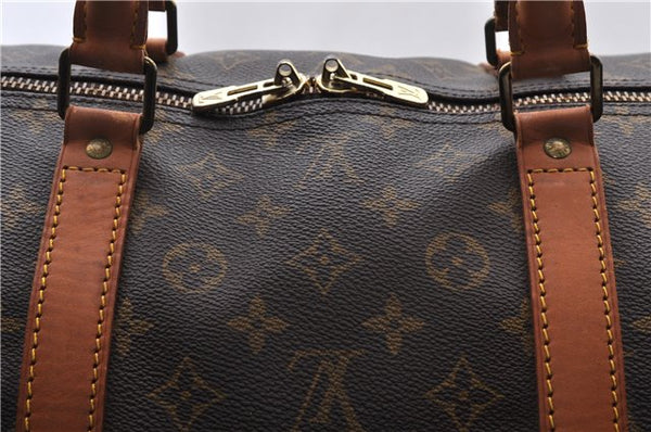 Authentic Louis Vuitton Monogram Keepall 60 Boston Bag M41422 LV 0329D