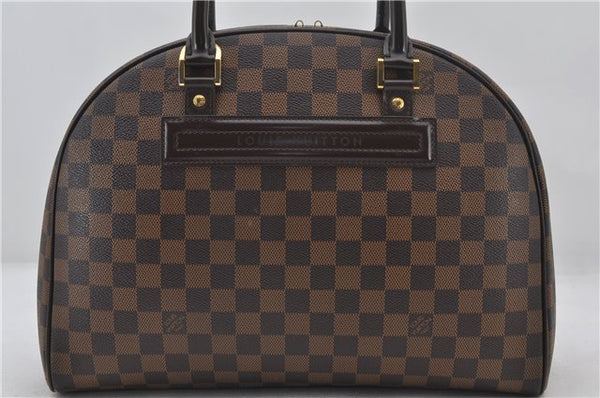 Authentic Louis Vuitton Damier Nolita Hand Boston Bag N41455 LV 0329F