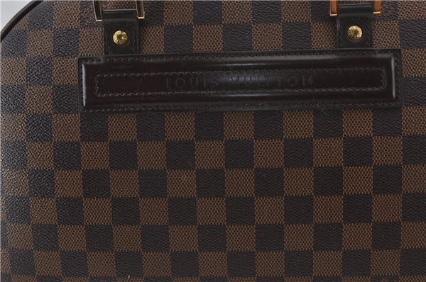 Authentic Louis Vuitton Damier Nolita Hand Boston Bag N41455 LV 0329F