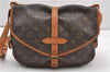 Authentic Louis Vuitton Monogram Saumur 30 Shoulder Cross Bag M42256 LV 0329G
