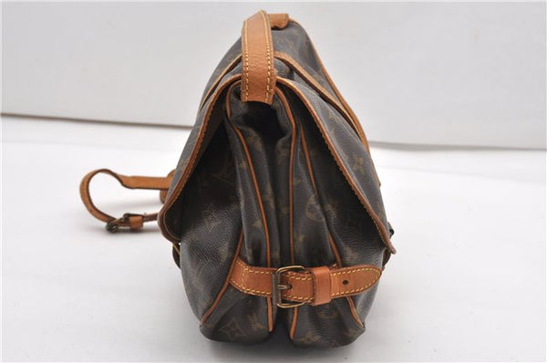 Authentic Louis Vuitton Monogram Saumur 30 Shoulder Cross Bag M42256 LV 0329G