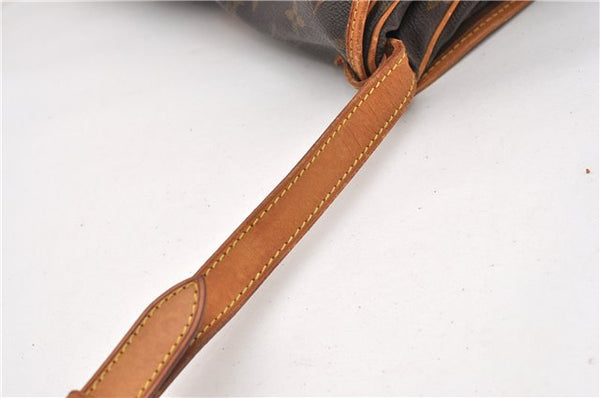 Authentic Louis Vuitton Monogram Saumur 30 Shoulder Cross Bag M42256 LV 0329G