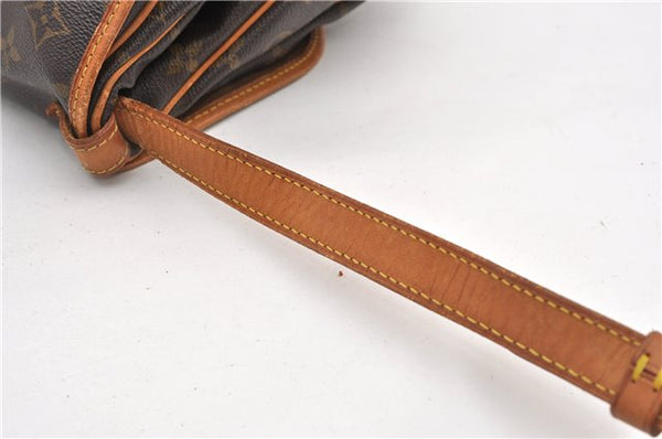 Authentic Louis Vuitton Monogram Saumur 30 Shoulder Cross Bag M42256 LV 0329G