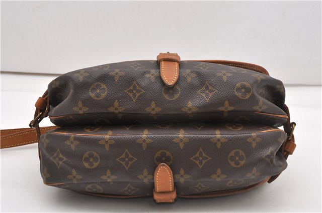 Authentic Louis Vuitton Monogram Saumur 30 Shoulder Cross Bag M42256 LV 0329G
