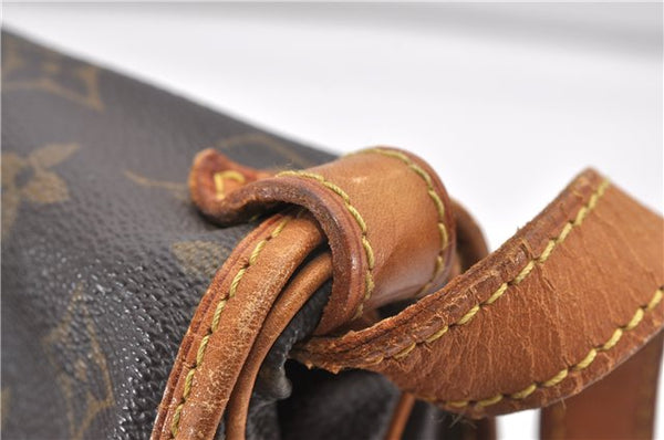 Authentic Louis Vuitton Monogram Saumur 30 Shoulder Cross Bag M42256 LV 0329G