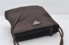 Authentic PRADA Nylon Tessuto Shoulder Hand Bag Purse Brown 0330E