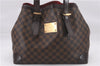 Authentic Louis Vuitton Damier Hampstead MM Shoulder Tote Bag N51204 LV 0332F