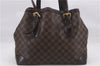 Authentic Louis Vuitton Damier Hampstead MM Shoulder Tote Bag N51204 LV 0332F
