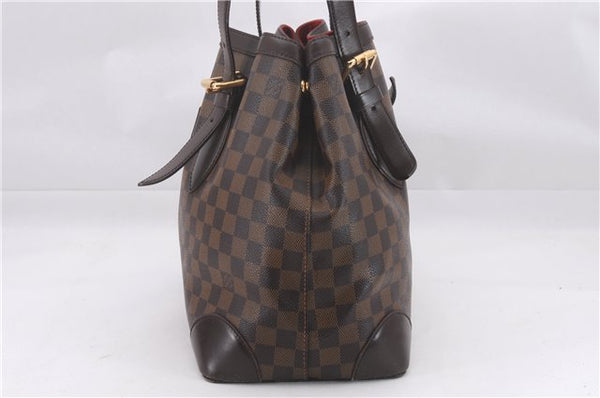 Authentic Louis Vuitton Damier Hampstead MM Shoulder Tote Bag N51204 LV 0332F