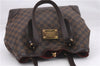 Authentic Louis Vuitton Damier Hampstead MM Shoulder Tote Bag N51204 LV 0332F