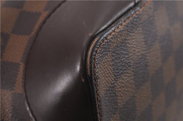 Authentic Louis Vuitton Damier Hampstead MM Shoulder Tote Bag N51204 LV 0332F