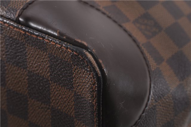 Authentic Louis Vuitton Damier Hampstead MM Shoulder Tote Bag N51204 LV 0332F