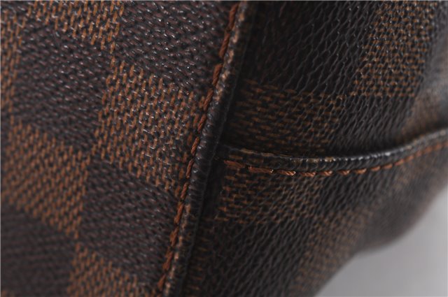 Authentic Louis Vuitton Damier Hampstead MM Shoulder Tote Bag N51204 LV 0332F