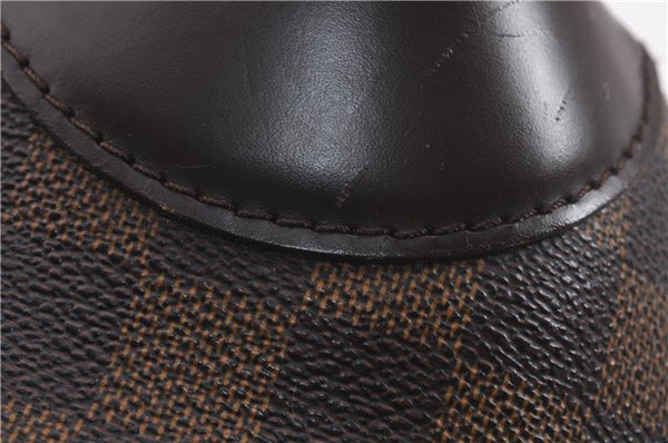 Authentic Louis Vuitton Damier Hampstead MM Shoulder Tote Bag N51204 LV 0332F