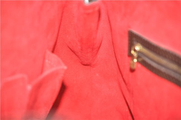 Authentic Louis Vuitton Damier Hampstead MM Shoulder Tote Bag N51204 LV 0332F