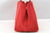 Authentic PRADA Canapa SS Vintage Canvas Shoulder Hand Bag Purse Red 0332G