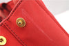 Authentic PRADA Canapa SS Vintage Canvas Shoulder Hand Bag Purse Red 0332G
