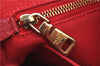 Authentic PRADA Canapa SS Vintage Canvas Shoulder Hand Bag Purse Red 0332G