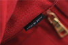 Authentic PRADA Canapa SS Vintage Canvas Shoulder Hand Bag Purse Red 0332G