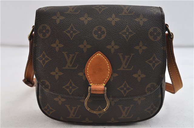 Auth Louis Vuitton Monogram Saint Cloud MM Shoulder Cross Bag M51243 LV 0333D