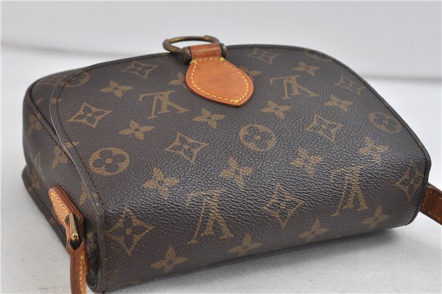 Auth Louis Vuitton Monogram Saint Cloud MM Shoulder Cross Bag M51243 LV 0333D