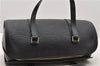 Authentic Louis Vuitton Epi Soufflot Black Hand Bag M52222 LV 0334D