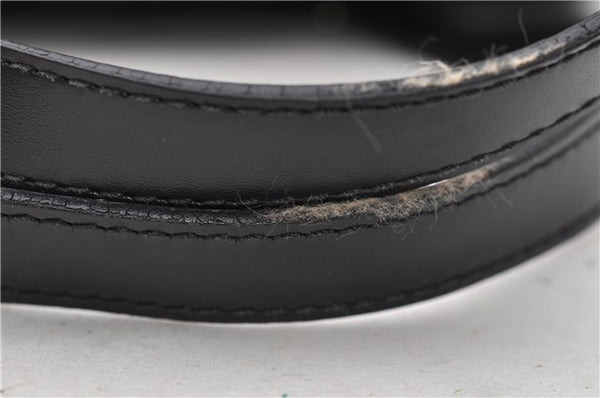 Authentic Louis Vuitton Epi Soufflot Black Hand Bag M52222 LV 0334D