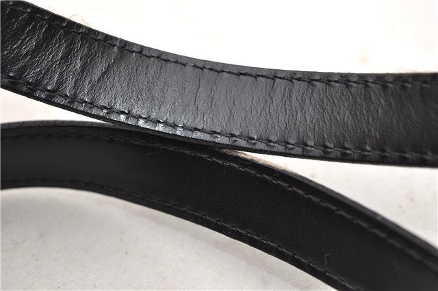 Authentic Louis Vuitton Epi Soufflot Black Hand Bag M52222 LV 0334D