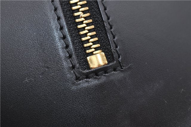 Authentic Louis Vuitton Epi Soufflot Black Hand Bag M52222 LV 0334D