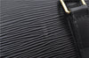 Authentic Louis Vuitton Epi Soufflot Black Hand Bag M52222 LV 0334D