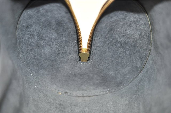 Authentic Louis Vuitton Epi Soufflot Black Hand Bag M52222 LV 0334D