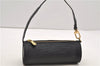 Authentic Louis Vuitton Epi Soufflot Black Hand Bag M52222 LV 0334D
