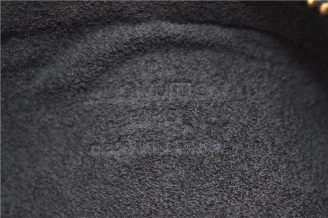 Authentic Louis Vuitton Epi Soufflot Black Hand Bag M52222 LV 0334D