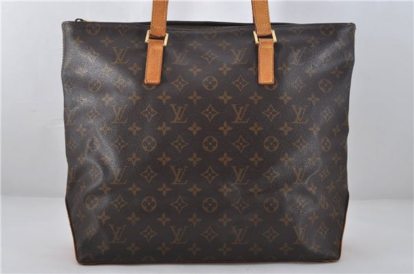 Authentic Louis Vuitton Monogram Cabas Mezzo Shoulder Tote Bag M51151 LV 0334F