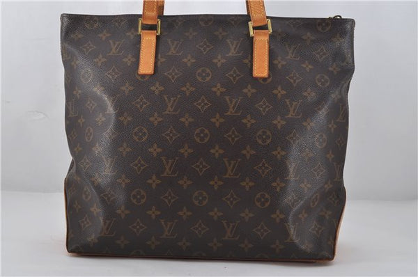 Authentic Louis Vuitton Monogram Cabas Mezzo Shoulder Tote Bag M51151 LV 0334F