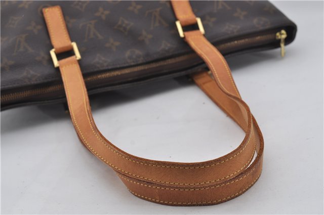 Authentic Louis Vuitton Monogram Cabas Mezzo Shoulder Tote Bag M51151 LV 0334F