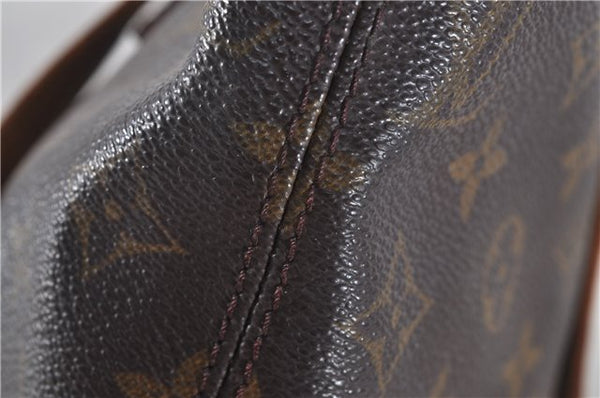 Authentic Louis Vuitton Monogram Cabas Mezzo Shoulder Tote Bag M51151 LV 0334F